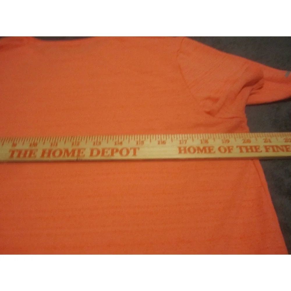 Nike Shirt Mens Medium Orange Running Short Sleeve Dri-Fit‎ Crew Neck Athletic